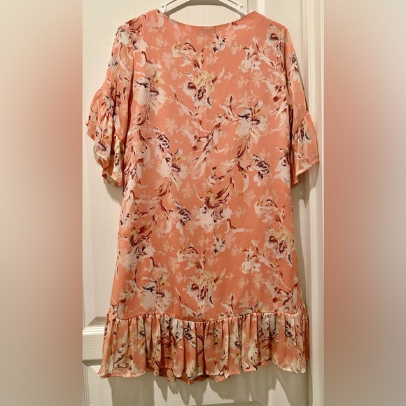 Petal & Pup Chiffon Flirty Floral Trixie Dress - Picture 6 of 7